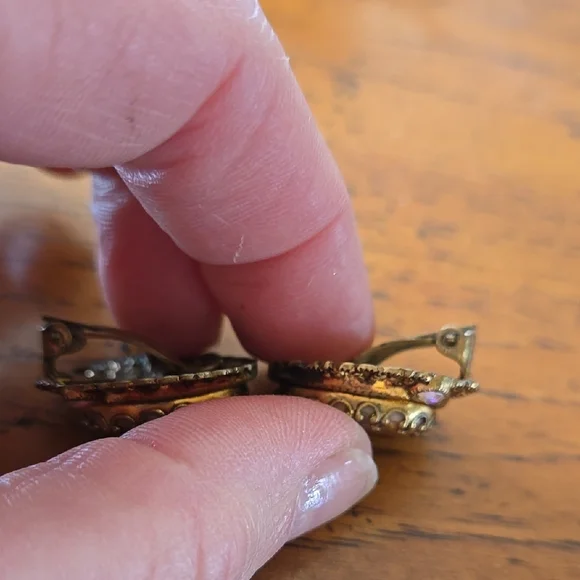 Vintage WEST Germany Coutting Couple Clip Ons - Picture 4 of 8